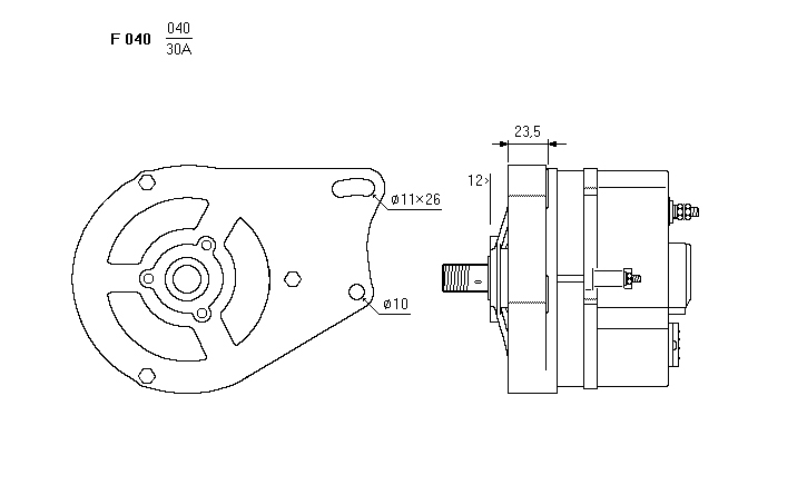 ALTERNATORE CA46IR