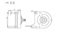 ALTERNATORE CA363IR A043
