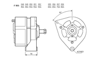 ALTERNATORE CA340IR A055
