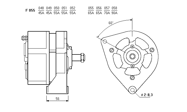 ALTERNATORE CA340IR