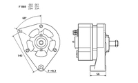 ALTERNATORE CA603IR A060