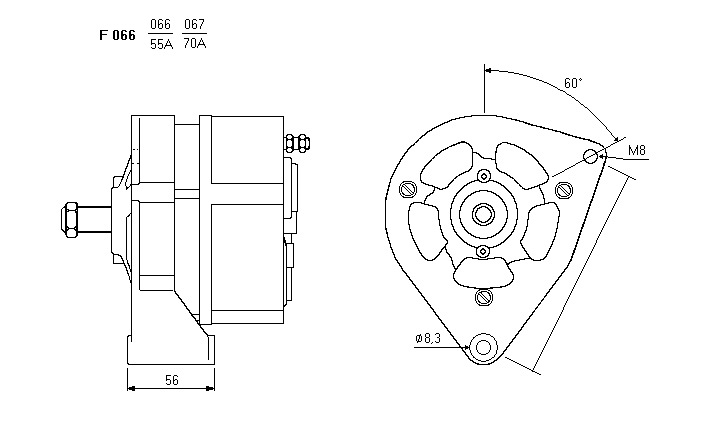 ALTERNATORE  CA198IR