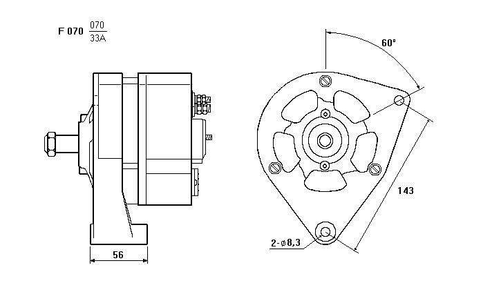 ALTERNATORE CA616IR