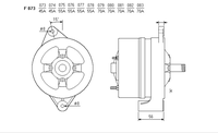 ALTERNATORE CA264IR A075