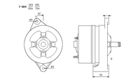 ALTERNATORE CA221IR A084