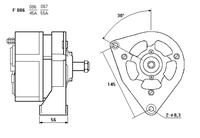 ALTERNATORE CA42IR A087