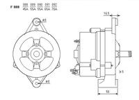 ALTERNATORE CA99IR A089