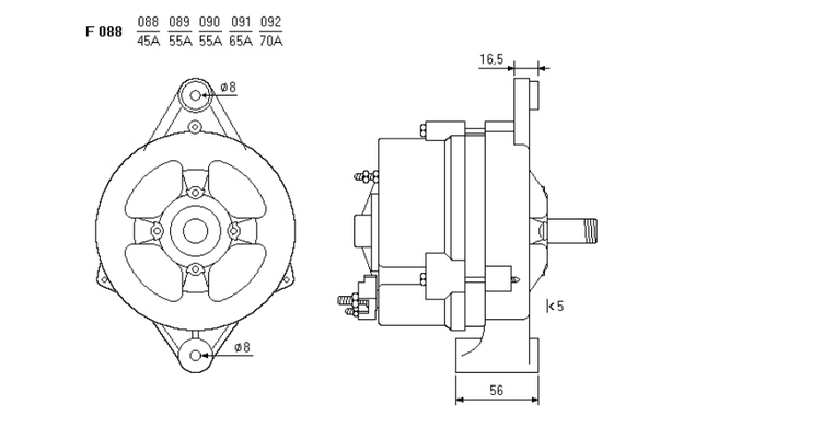 ALTERNATORE CA514IR