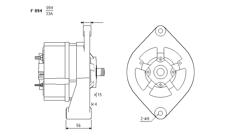 ALTERNATORE CA734IR