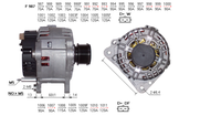 ALTERNATORE CA1401IR A1007