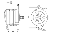 ALTERNATORE CA642IR A102