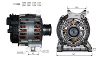 ALTERNATORE CA1875IR A1098