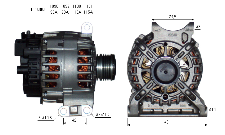 ALTERNATORE CA1875IR