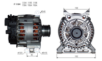 ALTERNATORE TG13C010 A1104