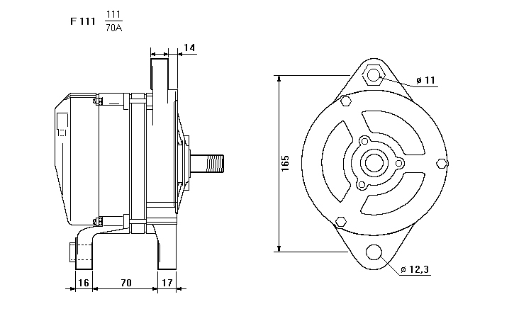 ALTERNATORE CA1055IR