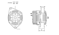 ALTERNATORE CA1347IR A1113