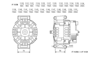 ALTERNATORE CA1489IR A1121