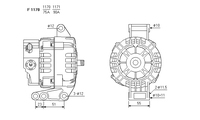 ALTERNATORE CA254IR A1170
