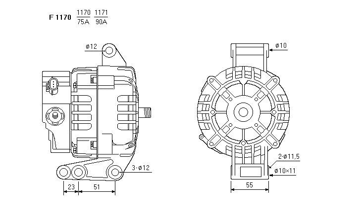 ALTERNATORE CA254IR