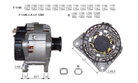 ALTERNATORE CA1829IR A1185