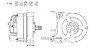 ALTERNATORE CA851IR A123