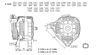 ALTERNATORE CA1498IR A1254