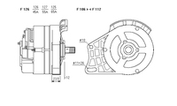 ALTERNATORE CA893IR A126