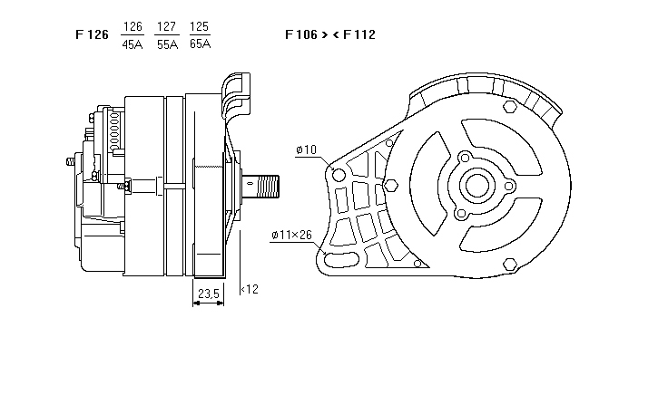 ALTERNATORE CA893IR