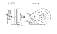 ALTERNATORE CA307IR A129