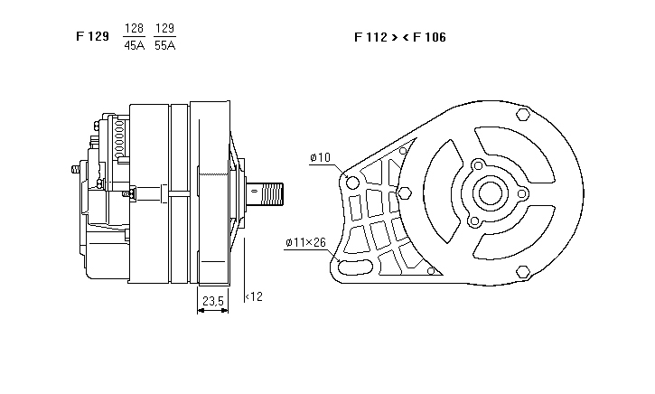 ALTERNATORE CA307IR