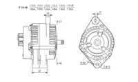 ALTERNATORE CA2049IR A1310