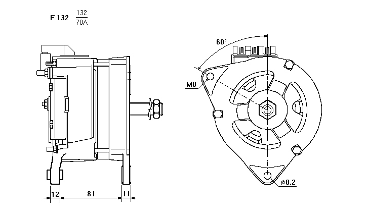 ALTERNATORE  CA594IR