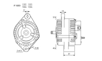 ALTERNATORE  CA2181IR A1323