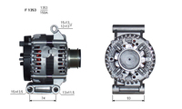 ALTERNATORE CA1928IR A1353