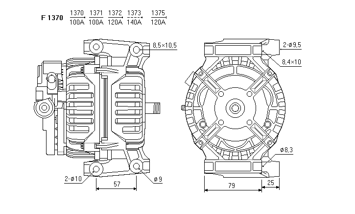 ALTERNATORE CA1592IR
