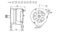 ALTERNATORE CA629IR A140