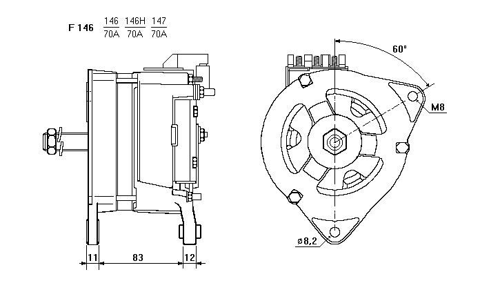 ALTERNATORE CA1046IR