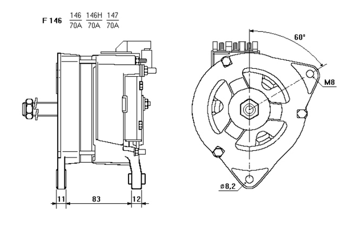 ALTERNATORE CA562IR