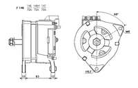 ALTERNATORE CA562IR A146H