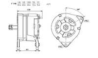 ALTERNATORE CA306IR A148