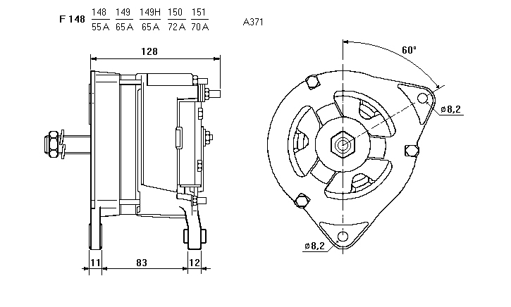 ALTERNATORE CA306IR