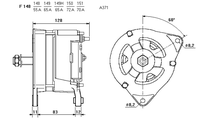 ALTERNATORE CA564IR A150