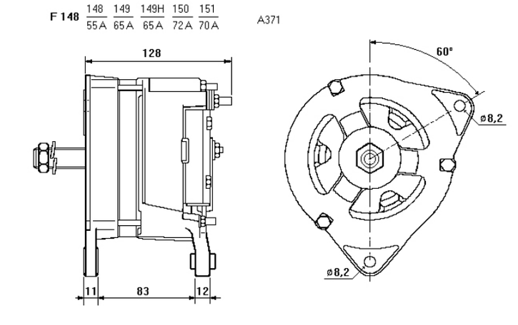 ALTERNATORE CA709IR