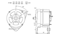 ALTERNATORE CA322IR A154