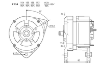 ALTERNATORE CA846IR A157