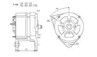 ALTERNATORE CA225IR A158