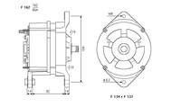 ALTERNATORE CA323IR A162