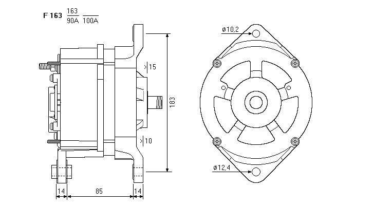 ALTERNATORE CA644IR