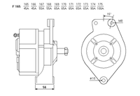 ALTERNATORE CA302IR A171