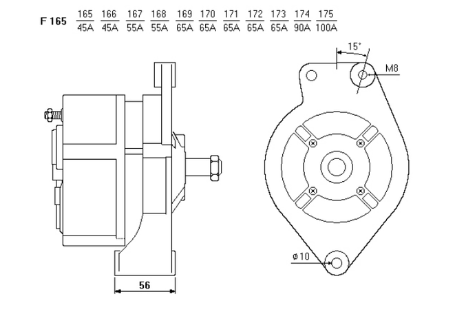 ALTERNATORE CA302IR